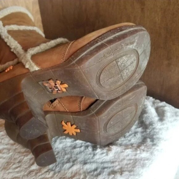 The Art Company Sherpa Leather Suede Knee High Boots 37 - Picture 9 of 15